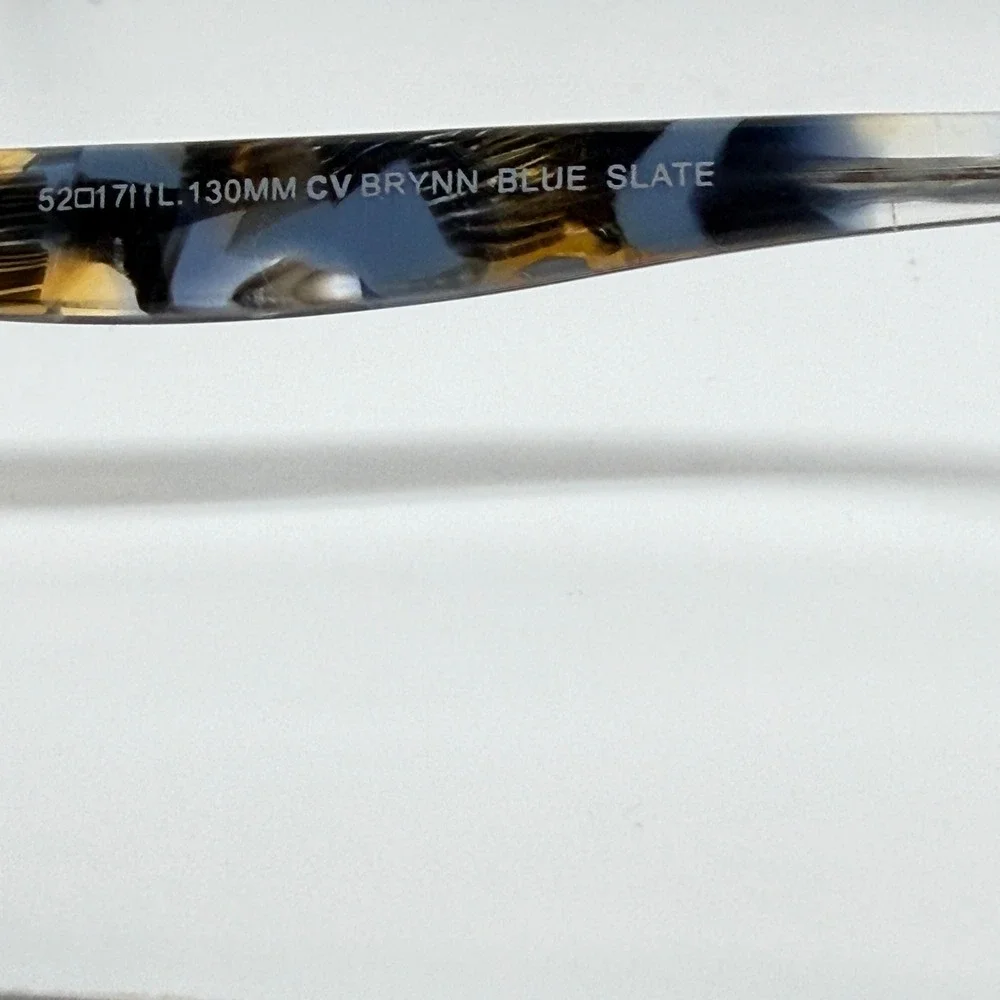BCBGMAXAZRIA Brynn Blue Slate Eyeglasses Metal Frame Women L 130MM 21313‎